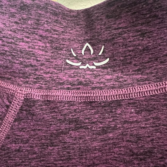 Beyond Yoga Peplum Back Zip Jacket - Purple - Size S - Picture 6 of 13